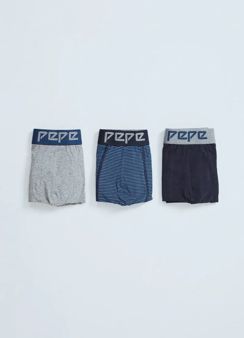 Boxers Pack 3 Herman Pepe Jeans Real Trece Moda Roquetas de Mar Almeria