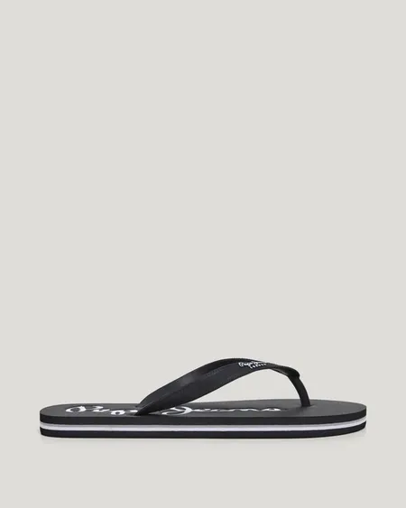 Chanclas Bay Beach Black Pepe Jeans