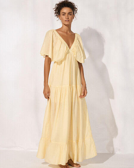 Vestido Celestial Yellow Watercult