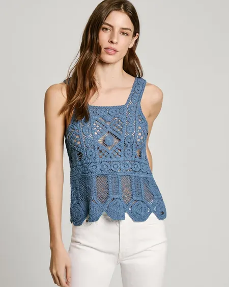 Top Olive Pepe Jeans