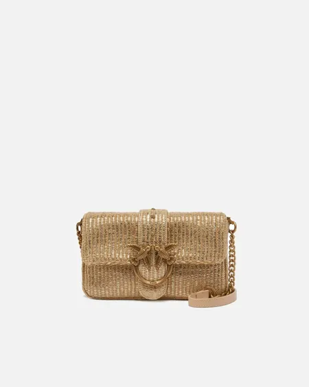 Love One Mini Slouchy Raffia Pinko