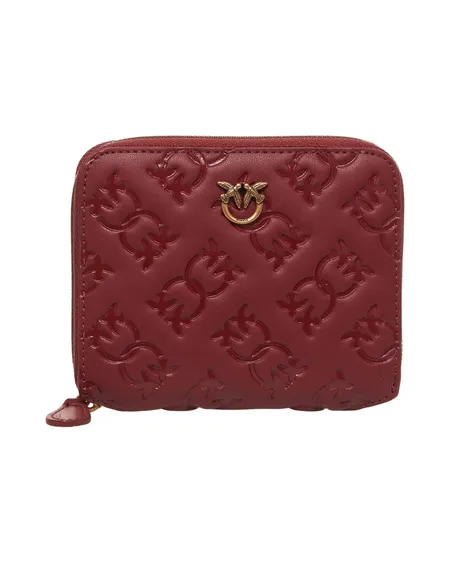 Cartera Taylor Zip Burdeos Pinko