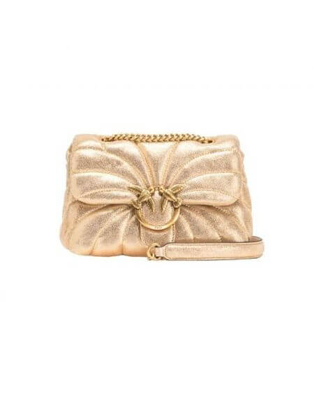 Love Puff Mini Shiny Suede Pinko