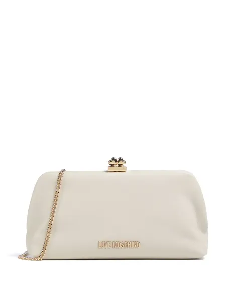 Bandolera  Desplegable Clip Crudo Love Moschino