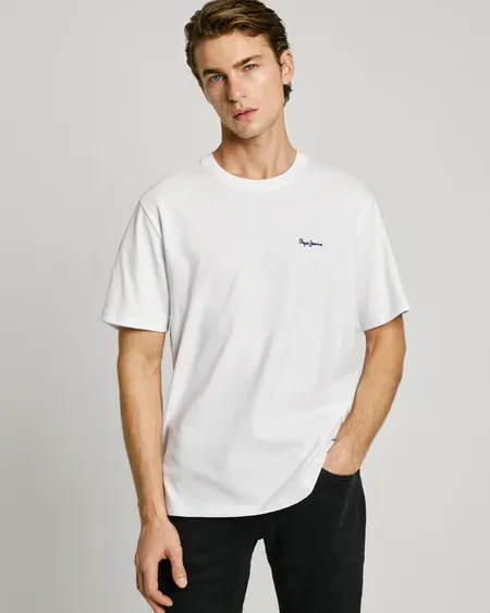 Camiseta Contrast Connor White Pepe Jeans