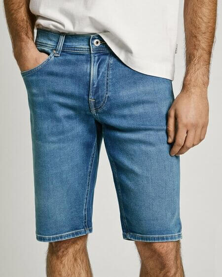 Bermuda Denim Slim Fit Pepe Jeans