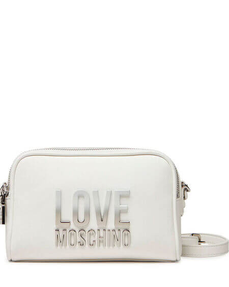 Bandolera Blanca Love Moschino