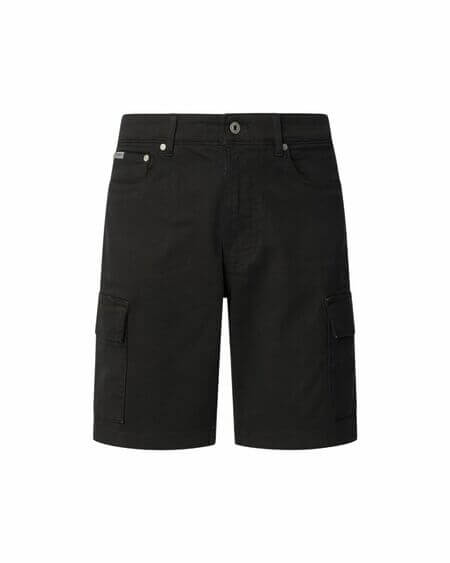Short Gymdigo Cargo Black Pepe Jeans