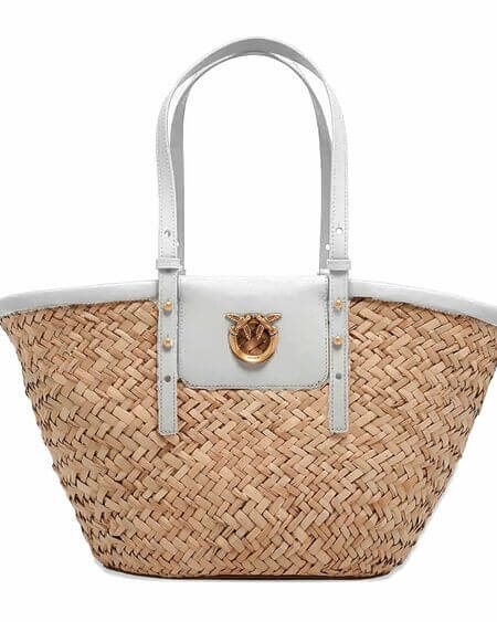 Love Summer Basket Rafia Pinko