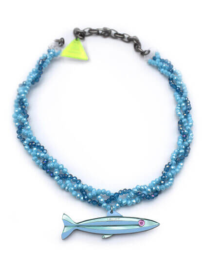 Collar Sardina Azul Lausett