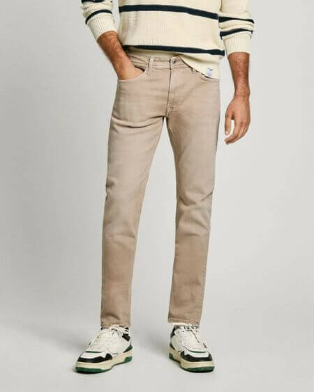 Pantalón Jeans Marrón Claro Pepe Jeans