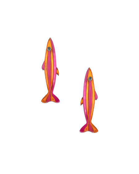 Sardina Fucsia Pendientes Lausett