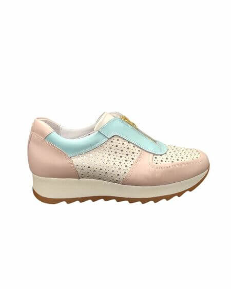 Zapatilla Piel Cremallera Vitelo