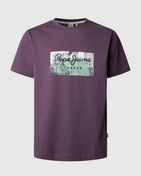 Camiseta Dalter Aubergine Pepe Jeans