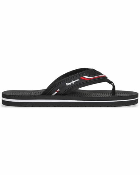 Chanclas West Club Black Pepe Jeans