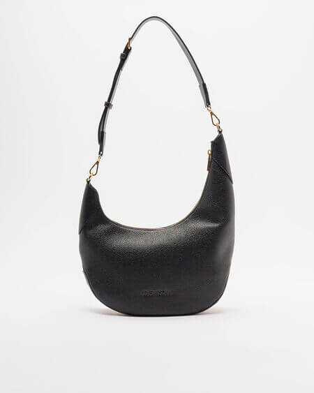 Bolso Asimétrico Negro Love Moschino