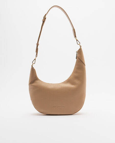 Bolso Asimétrico Beige Love Moschino