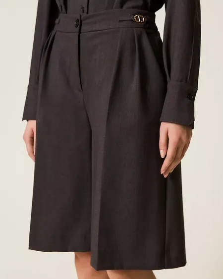 Bermudas Hebilla Oval T Twinset