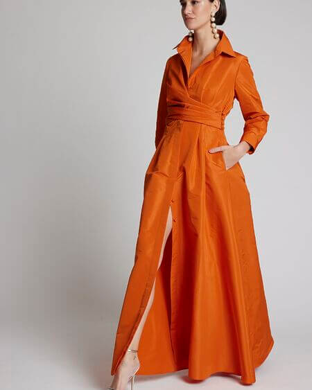 Vestido Aurora Ocre Moskada
