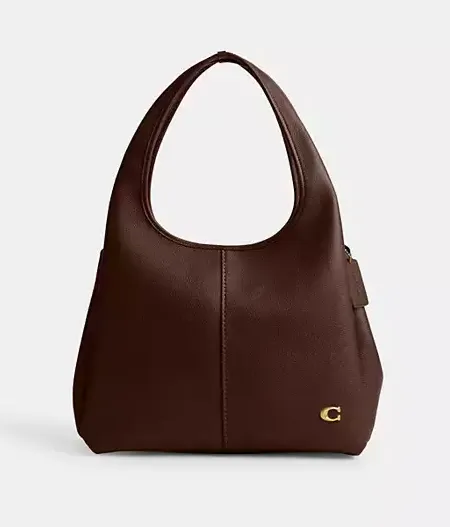 Polished Pebble Leather Lana SB Maple Coach