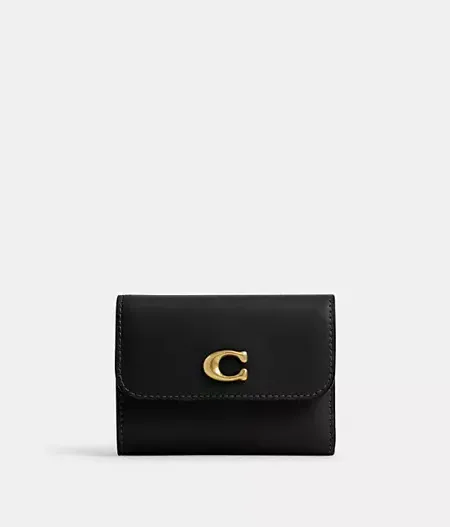 Card Holder Wallet Black Coach