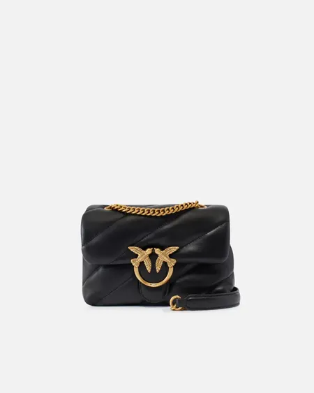 Love Puff Mini Negro Pinko