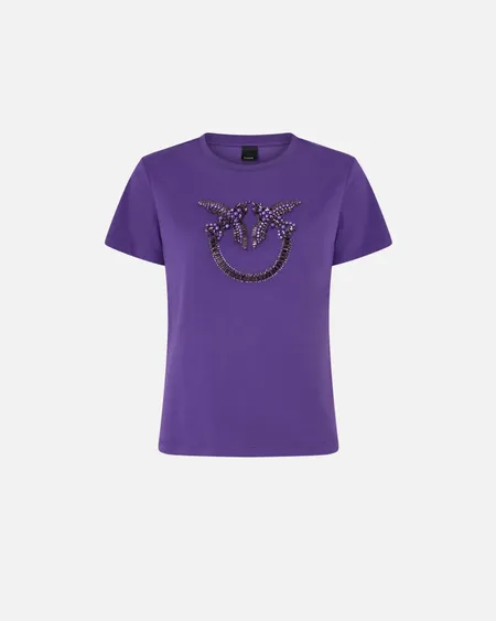 Camiseta Quentin Viola Pinko