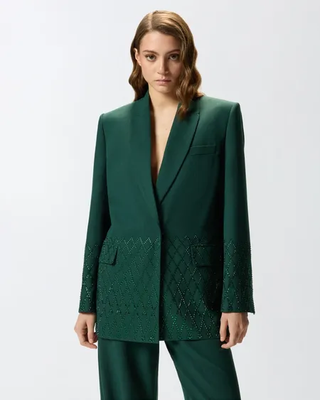 Chaqueta Laser Green Pinko