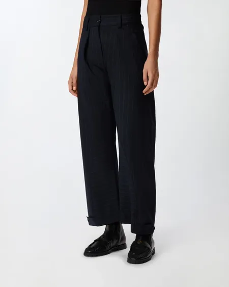 Pantalón Pastasfoglia Navy Pinko