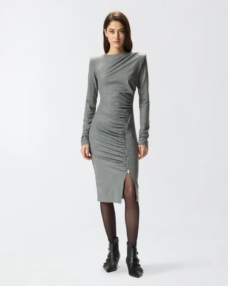 Vestido Almudena Gris Pinko