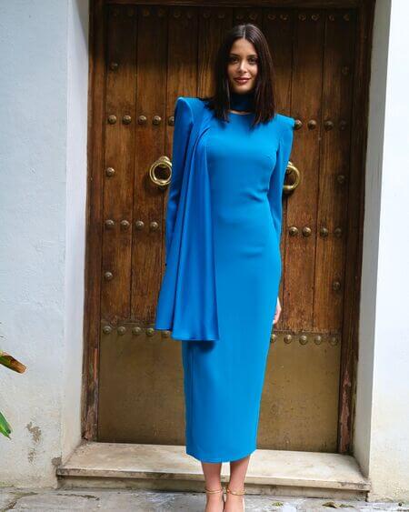 Vestido Adra Seda y Color