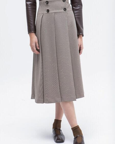Falda Midi Tablas Square Masavi
