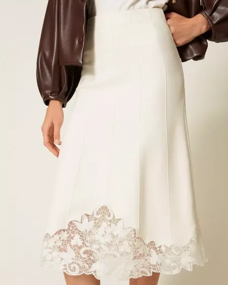 Falda Punto Organza Twinset