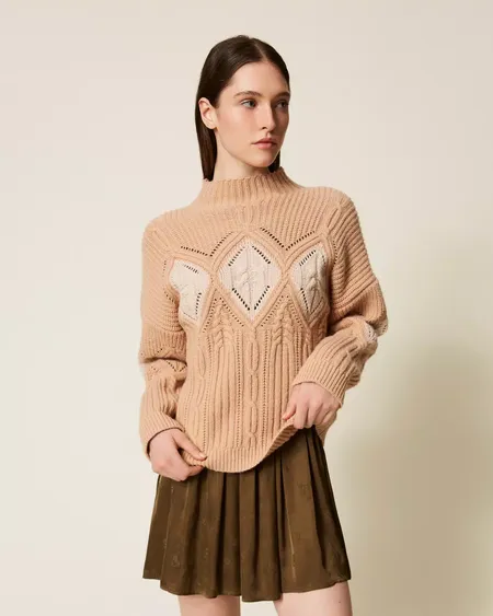 Jersey Lana Mixta Rombos Twinset