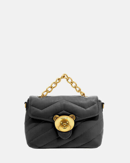 Bolso Puffy Shoulder XL Black Rue Madam