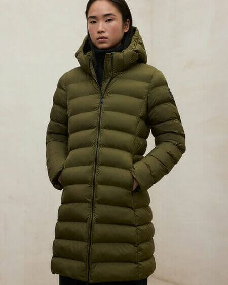 Abrigo Cronulla Olive Khaki Ecoalf