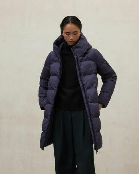 Abrigo Manlie Blueberry Ecoalf