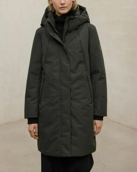 Abrigo Glamour Dark Khaki Ecoalf