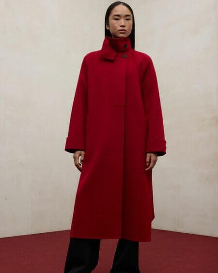 Abrigo Lora Crimson Red Ecoalf