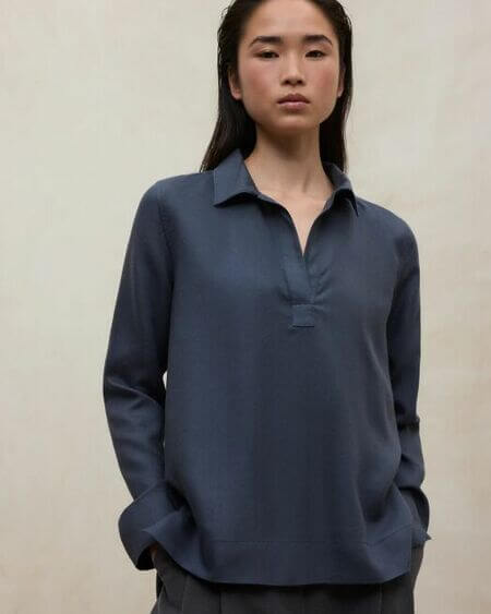 Camisa Sicilia Navy Ecoalf