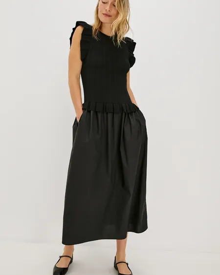 Vestido Deirdre Black Rails