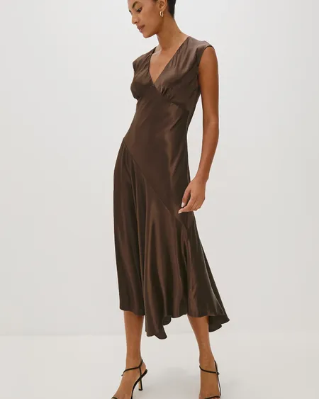 Vestido Eleni Espresso Rails
