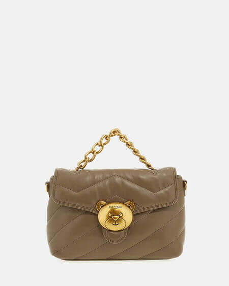 Bolso Puffy Shoulder XL Taupe Rue Madam