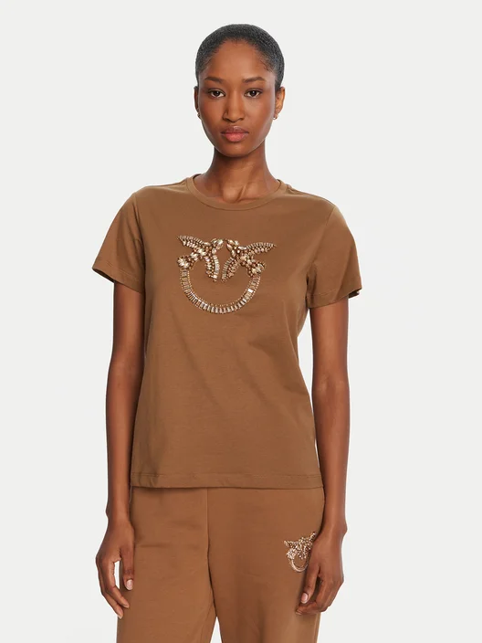 pinko-camiseta-quentin-100535-a2rn-marron-regular-fit-0000305482679