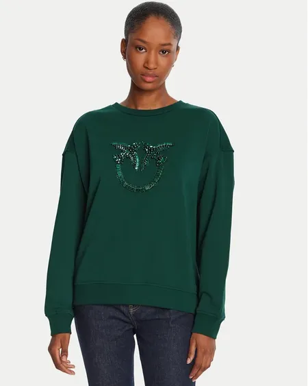 Sudadera Nelly Verde Pinko