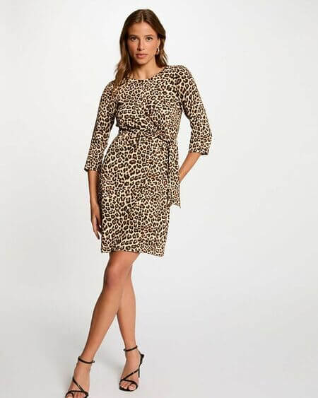 Vestido Animal Print Rjosy Morgan De Toy