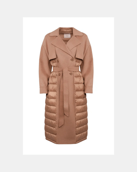 Abrigo Combinado Sandy Brown Twinset