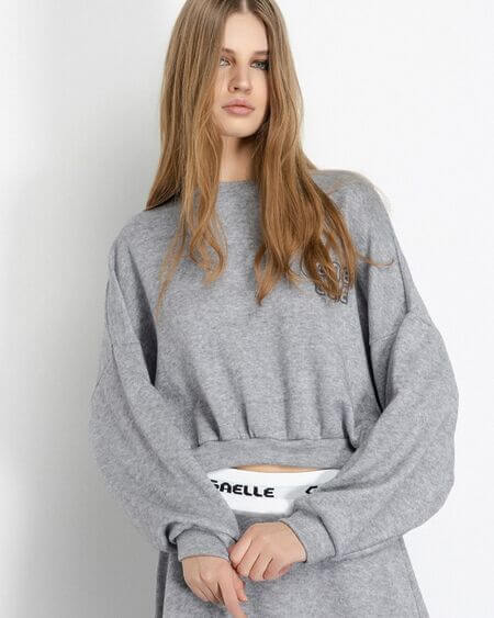 Sudadera Logo Gris Gaëlle