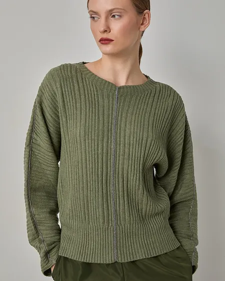 Jersey Canalé Lurex Bsb