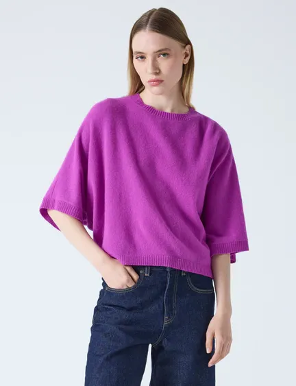 Jersey Bettina Purple Neon Absolut Cashmere